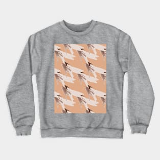 Abstract brown and beige pattern seamless illustration grunge modern Crewneck Sweatshirt